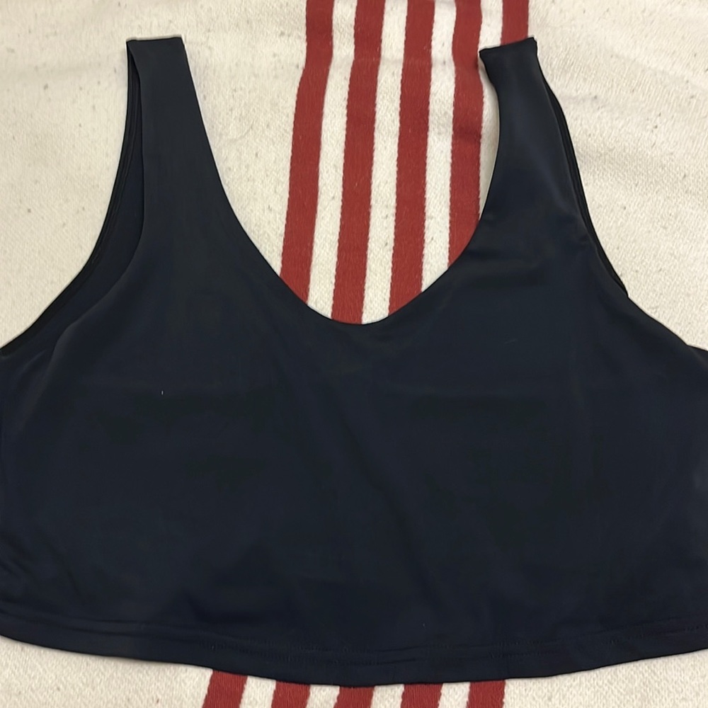 Black lounge bra